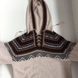 ARTESANIA Hand Knit Alpaca Woven Hoodie